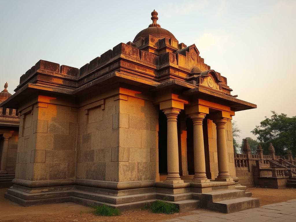 Historical monument in Narayankhed showing architectural heritage