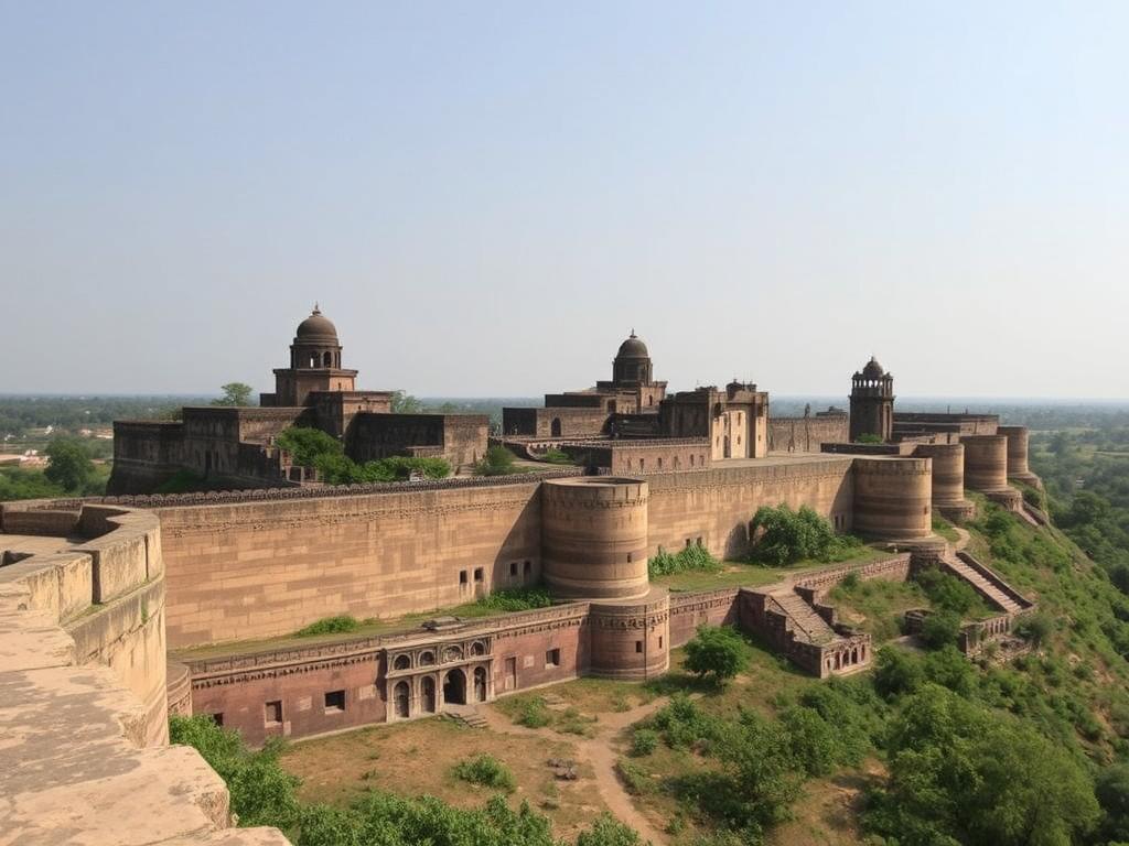 Medak Fort near Narayankhed showing historical architecture